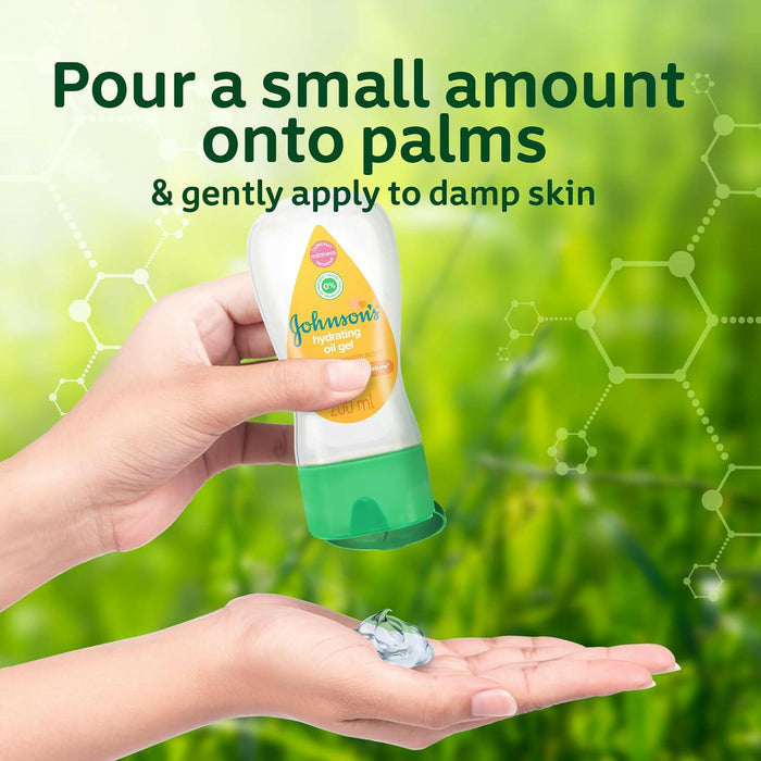Johnson's Baby Hydrating Oil Gel with Fresh Blossom Scent, 200ml