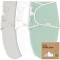 Keababies 3-Pack Soothe Swaddle Wraps (Sage)