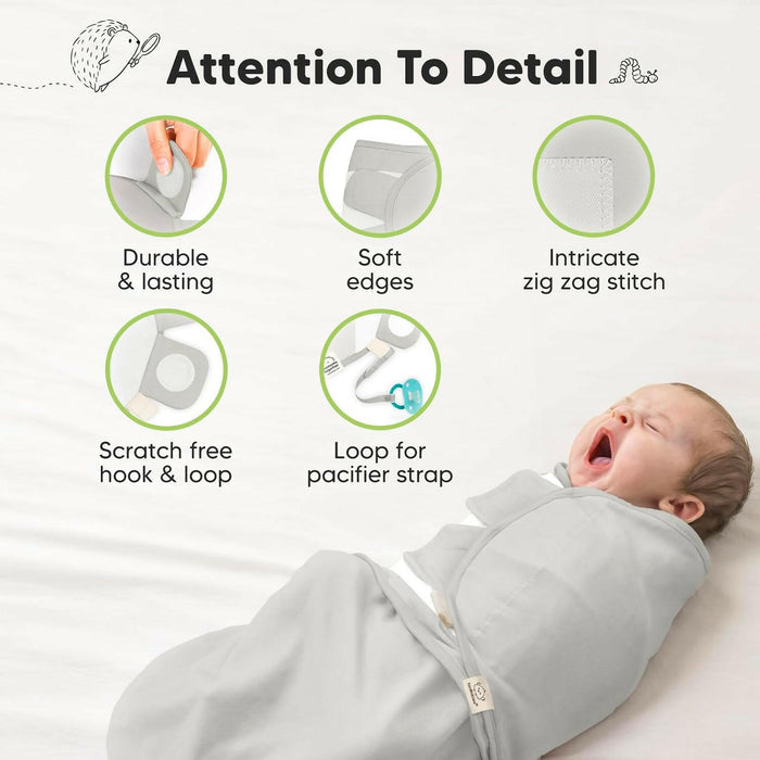 Keababies 3-Pack Soothe Swaddle Wraps (Sage)