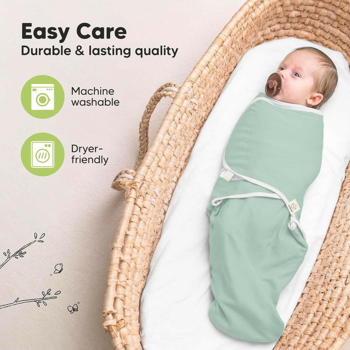 Keababies 3-Pack Soothe Swaddle Wraps (Sage)