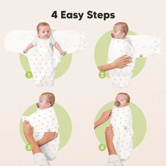 3-Pack Soothe Zippy Swaddle Wrap (Butterflies).