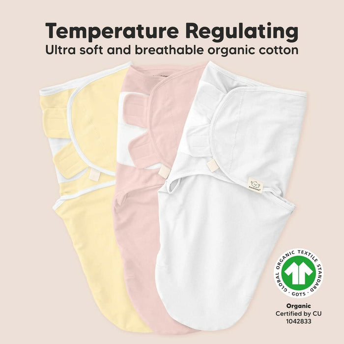 Keababies 3-Pack Soothe Zippy Swaddle Wraps (Daffodil)