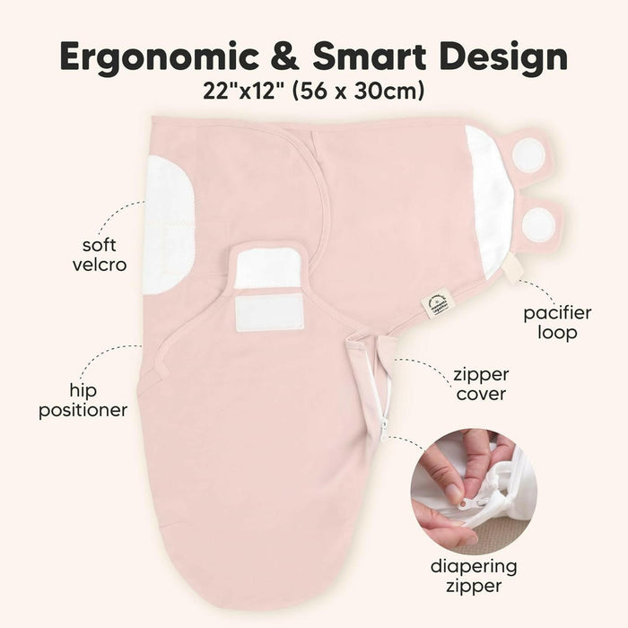 Keababies 3-Pack Soothe Zippy Swaddle Wraps (Daffodil)