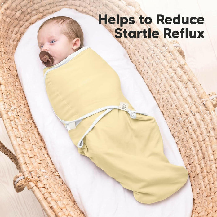 Keababies 3-Pack Soothe Zippy Swaddle Wraps (Daffodil)