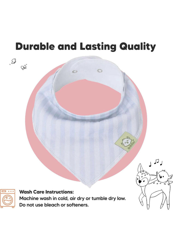 KeaBabies 8-Pack Bandana Bibs For Boys.