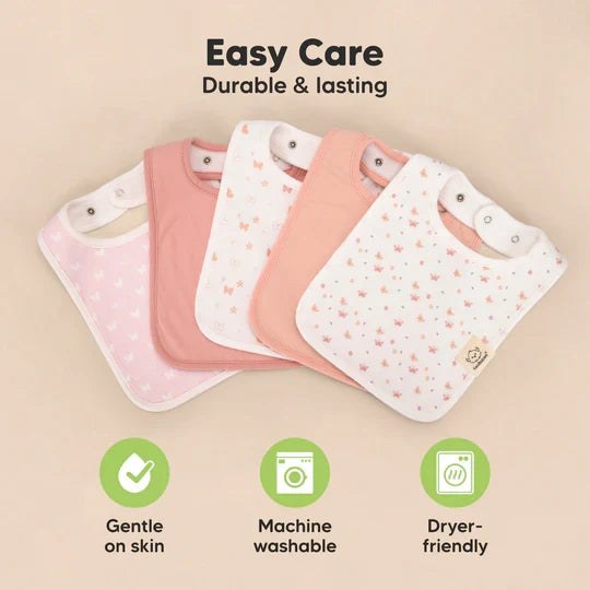 Keababies 8-Pack Coast Drool Bibs (Butterflies)