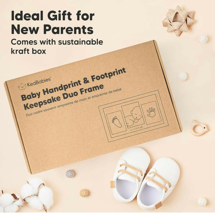 KeaBabies Baby Handprint Footprint Keepsake Bundle.