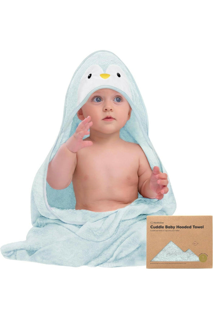 KeaBabies Baby Hooded Towel.
