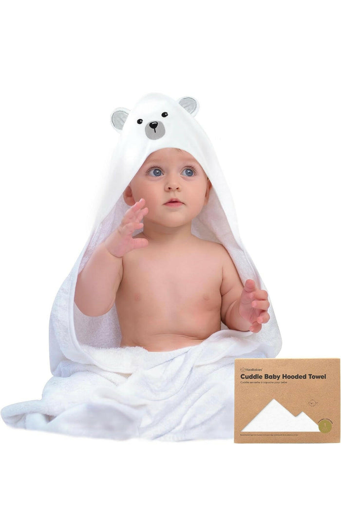 KeaBabies Baby Hooded Towel.