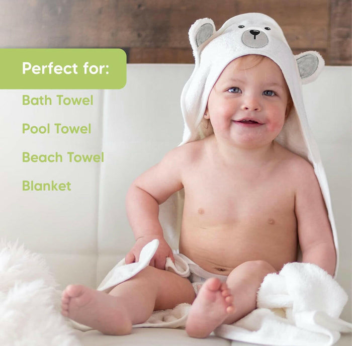 KeaBabies Baby Hooded Towel.