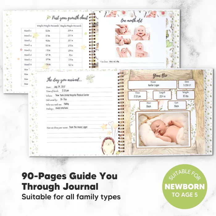 Keababies Baby Memory Book.