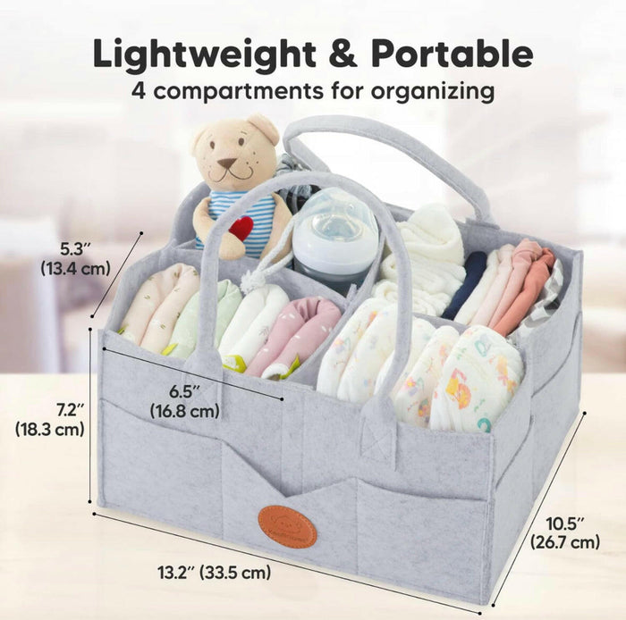 KeaBabies Diaper Caddy Organizer.