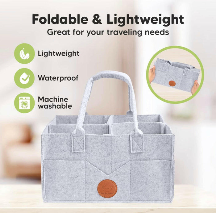 KeaBabies Diaper Caddy Organizer.