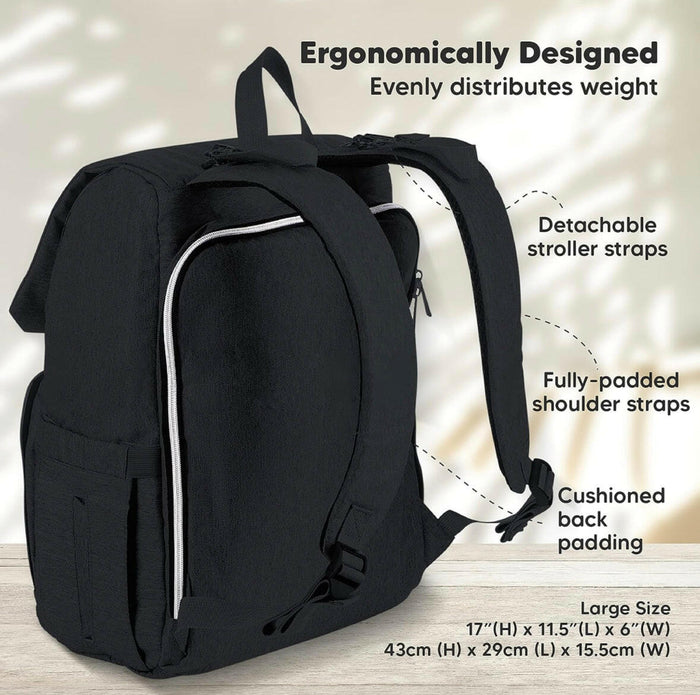 KeaBabies Explorer Diaper Backpack.