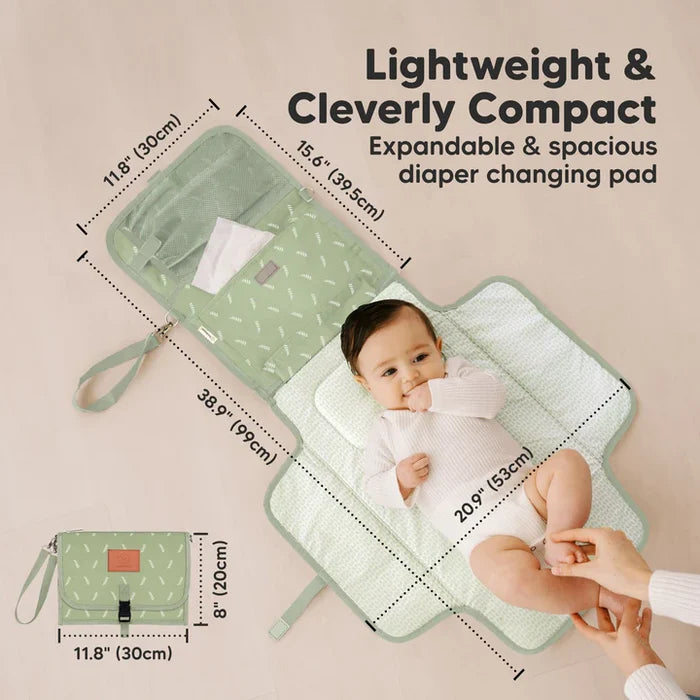 KeaBabies Ezee Diaper Changing Pad, Acacia