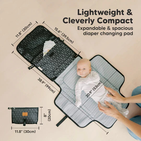 Keababies  Ezee Diaper Changing Pad (Black Geo)