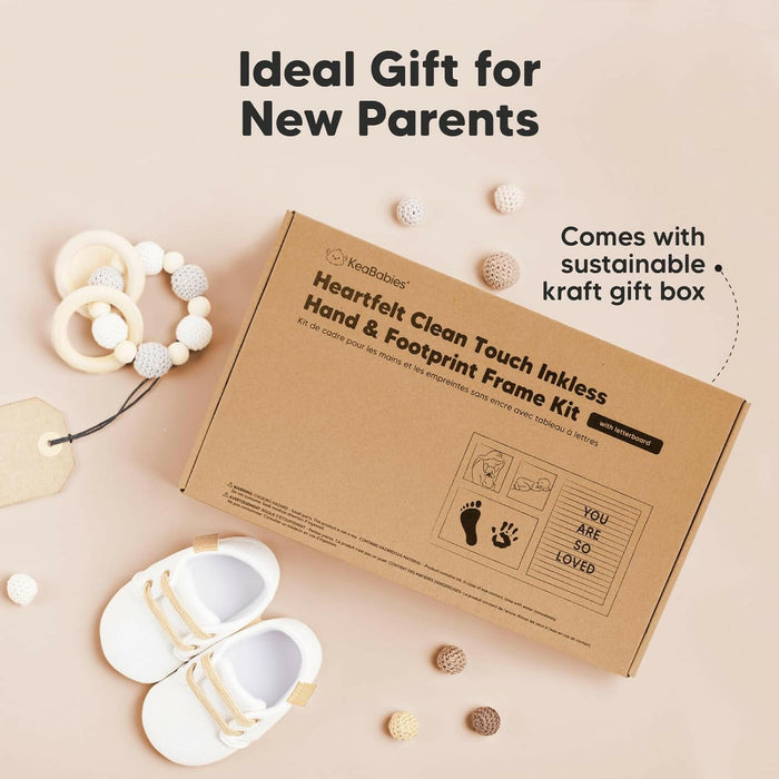 Keababies Heartfelt Inkless Frame with Letterboard (Alpine White)