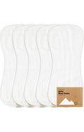 Muslin Burp Cloths Baby - 5-Pack Organic Bamboo Cotton Burp Cloth.