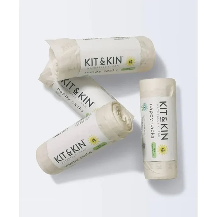 Kit & Kin Biodegradable Diaper Sacks - (60 Count)