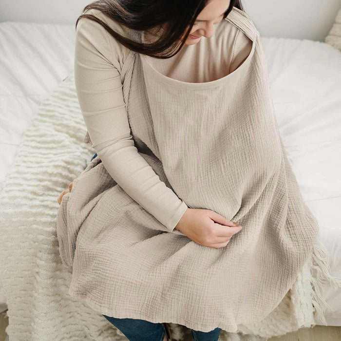 Konssy Muslin Nursing Cover for Baby Breastfeeding