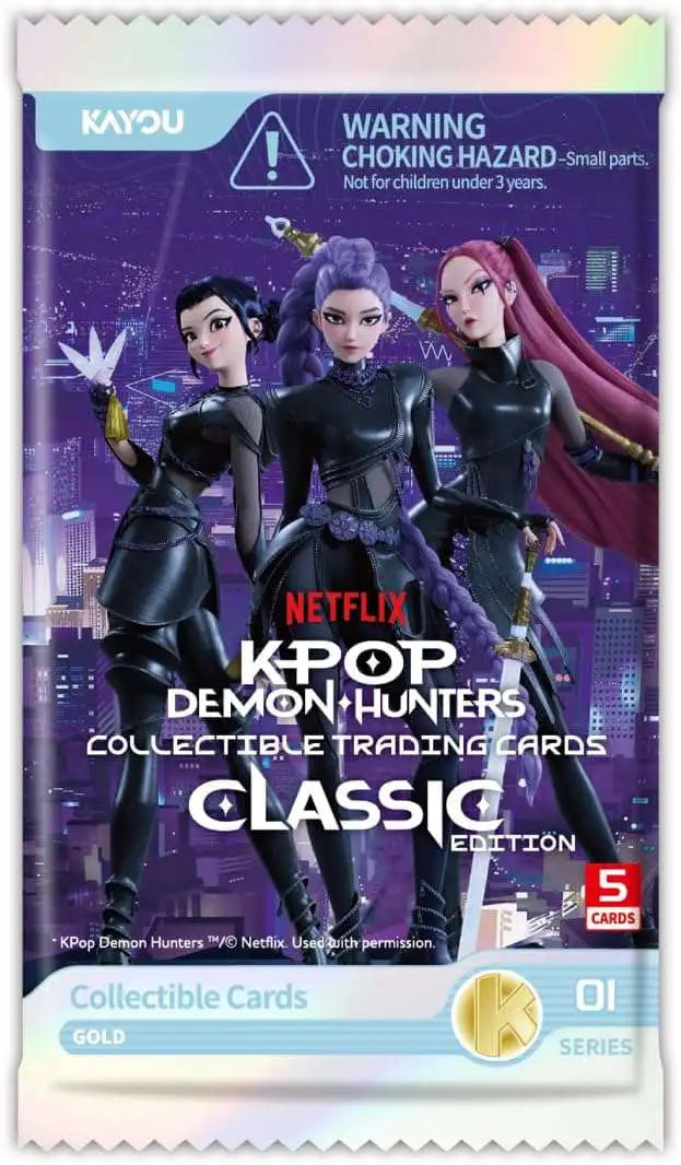 KPop Demon Hunters World Tour Classic Edition Collector Box 001 Collectible Trading Cards Pack