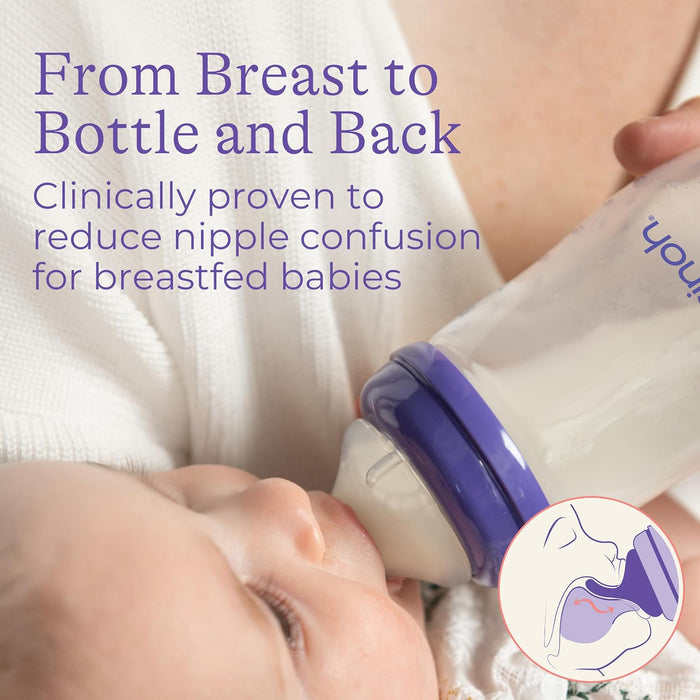 Lansinoh Anti-Colic Baby Bottles, 5oz, 3pcs