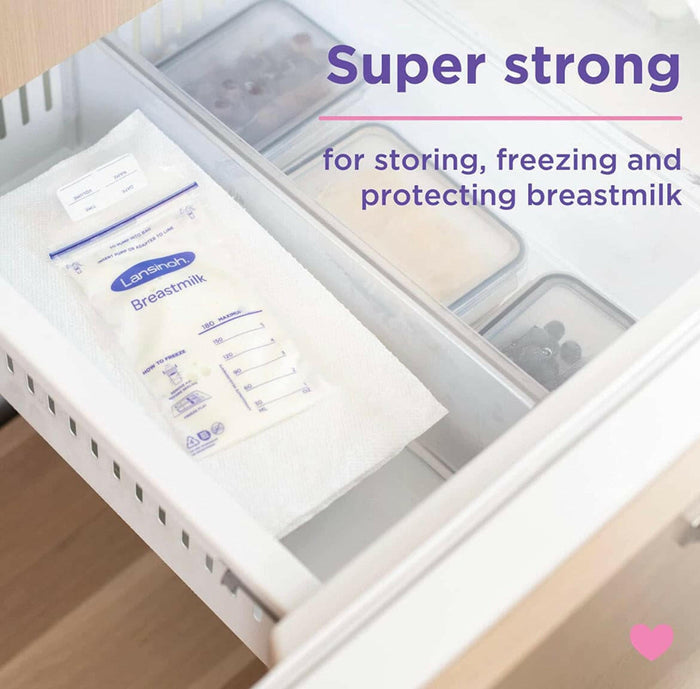 Breastmilk Storage Bags by Lansinoh, 200 Count.