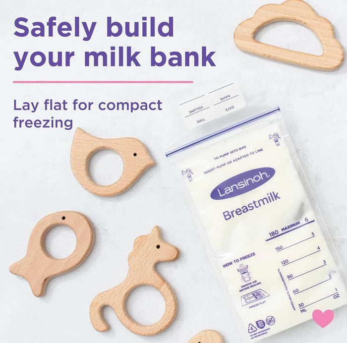Breastmilk Storage Bags by Lansinoh, 200 Count.