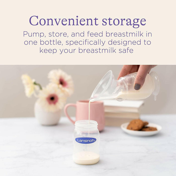 Lansinoh Breastmilk Storage Bottles (Pack of 4).