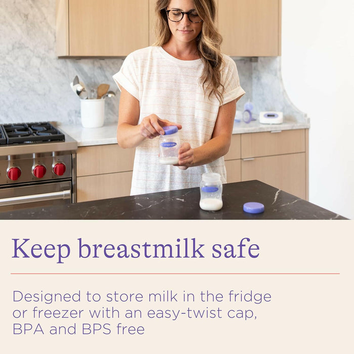 Lansinoh Breastmilk Storage Bottles (Pack of 4).