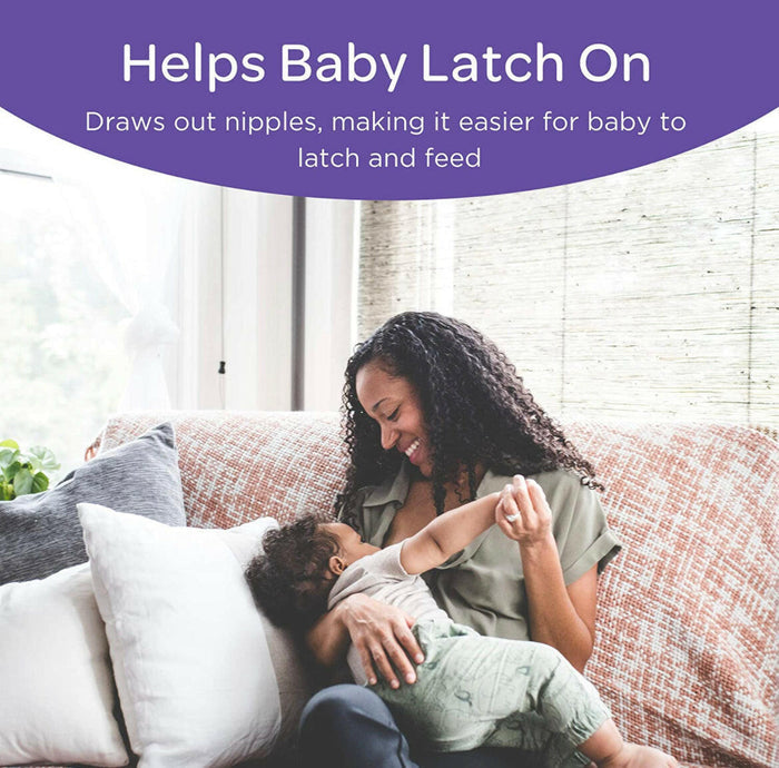 Lansinoh LatchAssist Inverted Nipple Corrector Nipple Everter, 2 Sizes.
