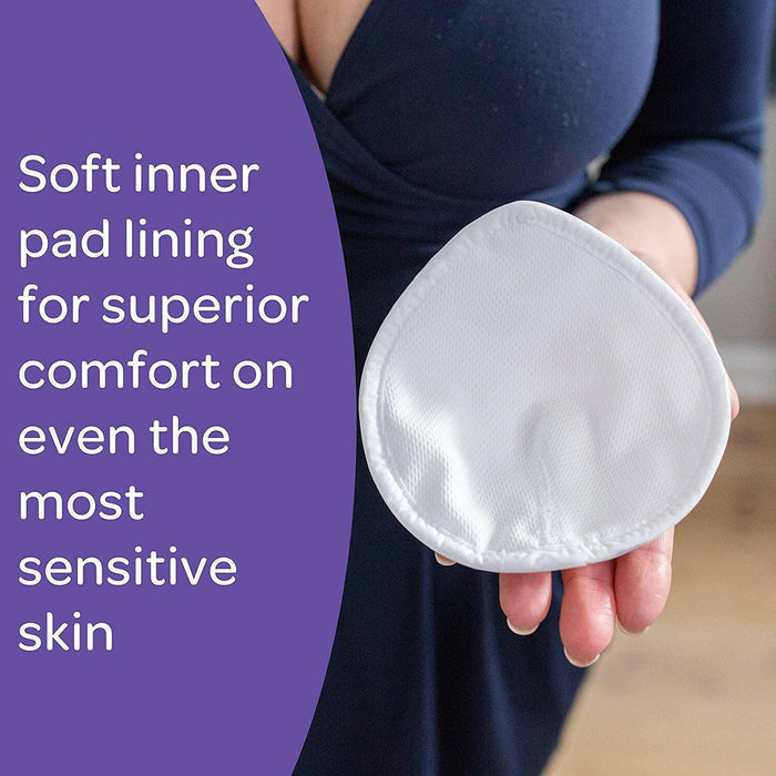 Lansinoh Reusable Nursing Pads for Breastfeeding Mothers, 4 Pads.