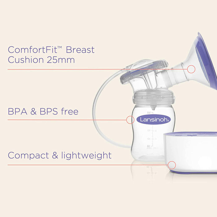 Lansinoh Compact Single Electric Breast Pump.