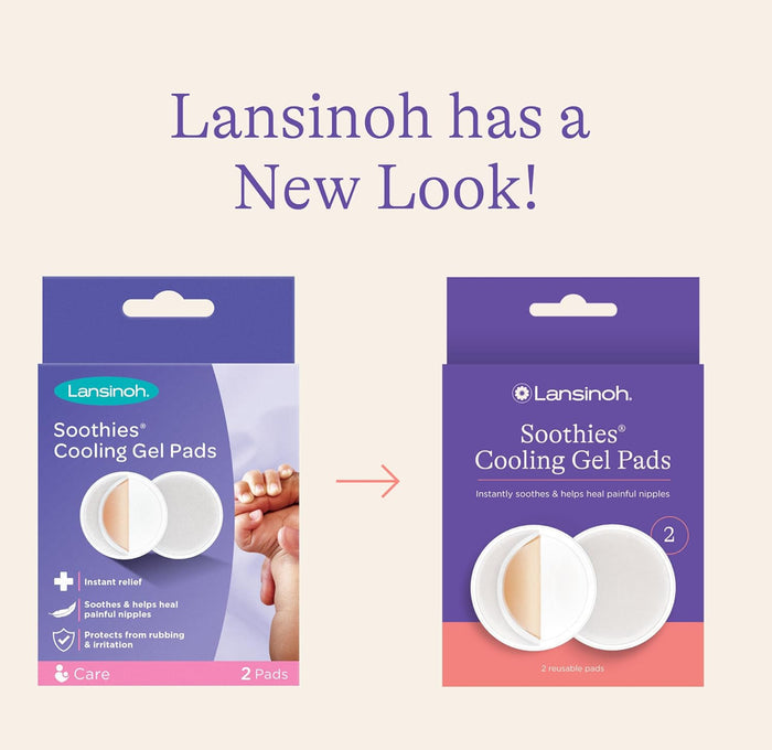 Lansinoh Soothies Breast Gel Pads for Breastfeeding and Nipple Relief (2 Pads)
