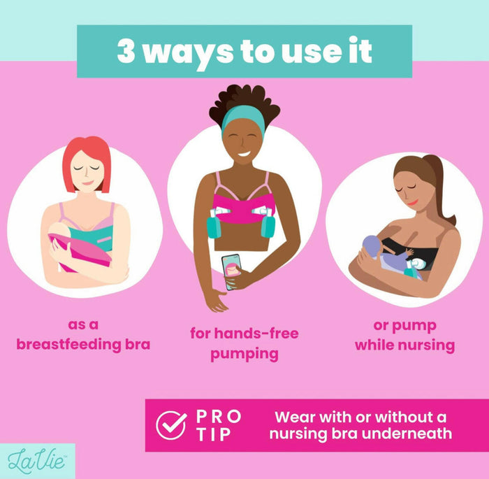LaVie Hands-Free Pumping Bra.