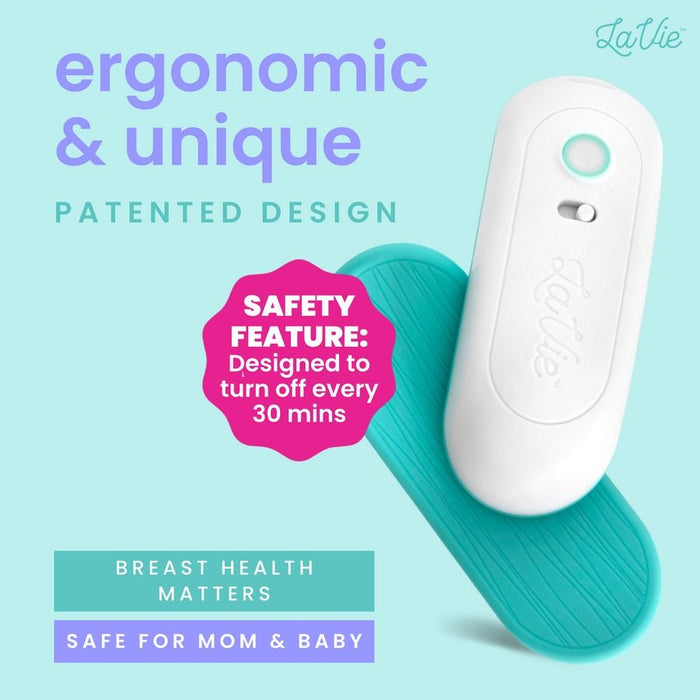 Lavie Warming Lactation Massager With Heat + Vibration Support For Improved Milk Flow, Clogged Ducts, Engorgement, Mastitis, Medical Grade