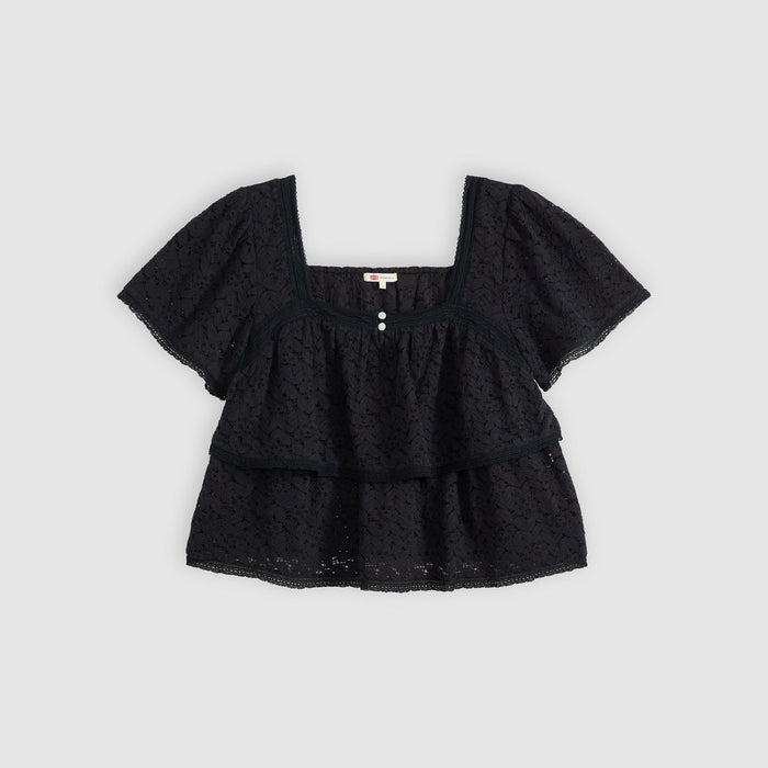 Levi's® Women's Dom Short-Sleeve Lace Blouse