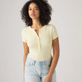 Levi's® Women's Dry Goods Pointelle Short-Sleeve Henley