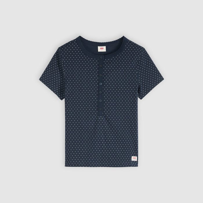 Levi's® Women's Dry Goods Pointelle Short-Sleeve Henley