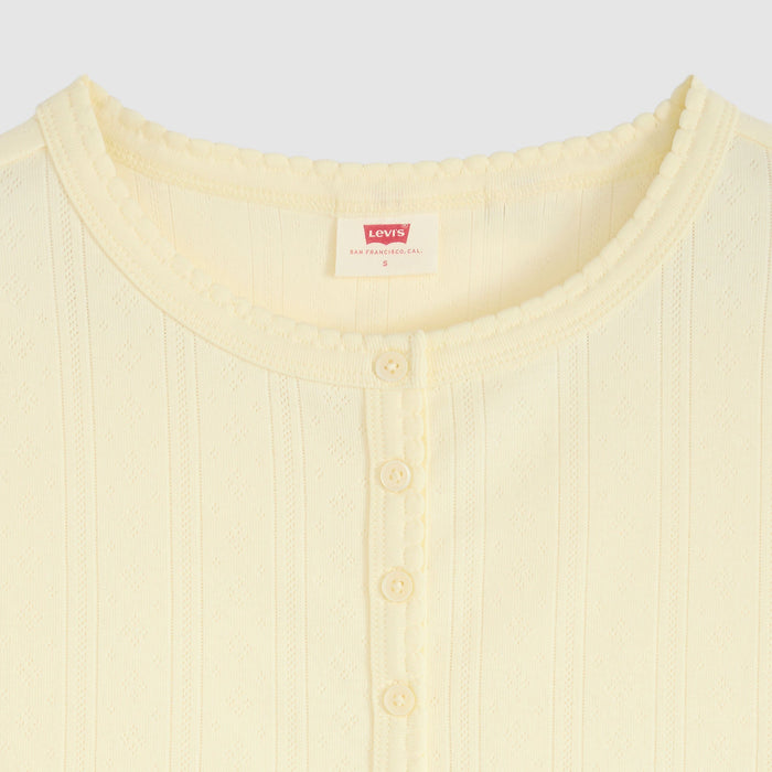 Levi's® Women's Dry Goods Pointelle Short-Sleeve Henley