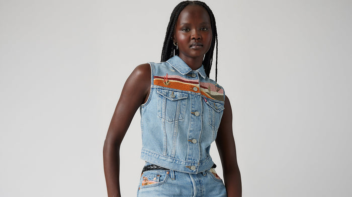 Levi's® Women's Embroidered XS Vest