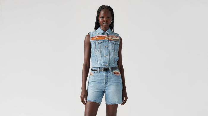 Levi's® Women's Embroidered XS Vest