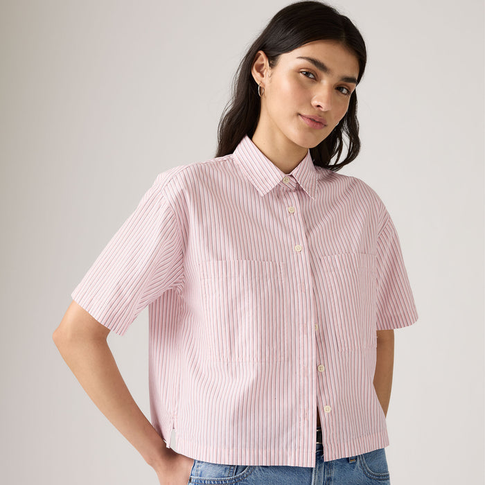 Levi's® Women's Harlie Short-Sleeve Cropped Shirt