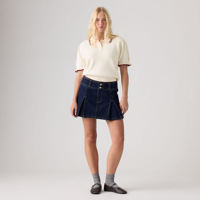 Levi's® Women's Inverted Pleat Mini Skirt