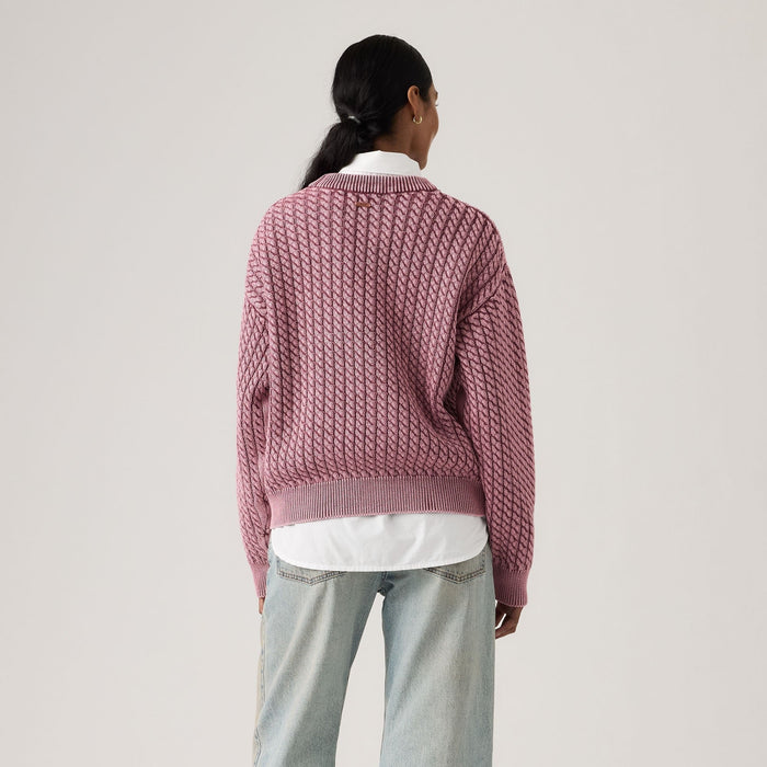 Levi's® Women's Leilah Cable Crewneck Sweater