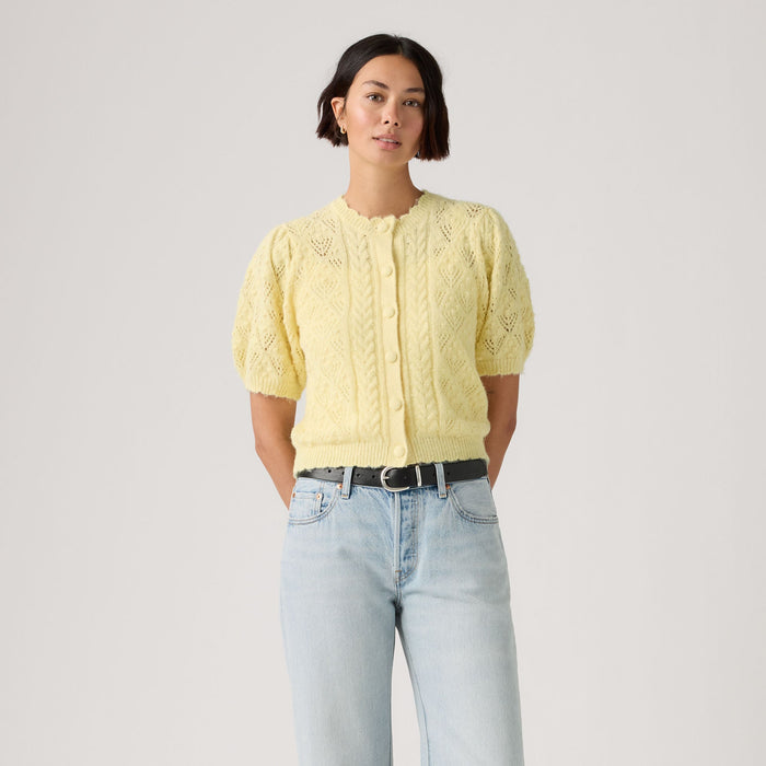 Levi's® Women's Pauline Pointelle Short-Sleeve Cardigan