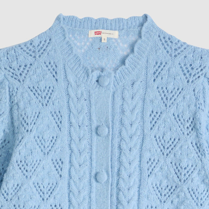 Levi's® Women's Pauline Pointelle Short-Sleeve Cardigan
