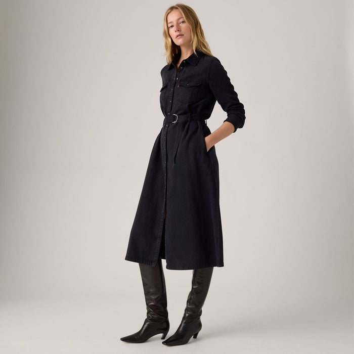 Levi's® Women's Quincey Long-Sleeve Maxi Dress