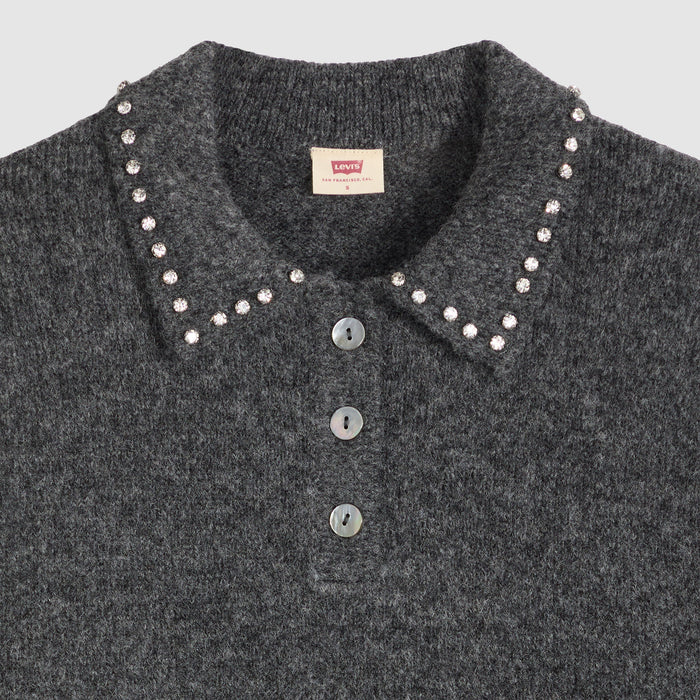 Levi's® Women's Rhinestone Collared Sweater