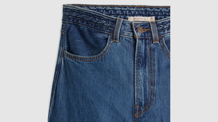 Levi's® Women's Ribcage Wide-Leg Braided Jeans